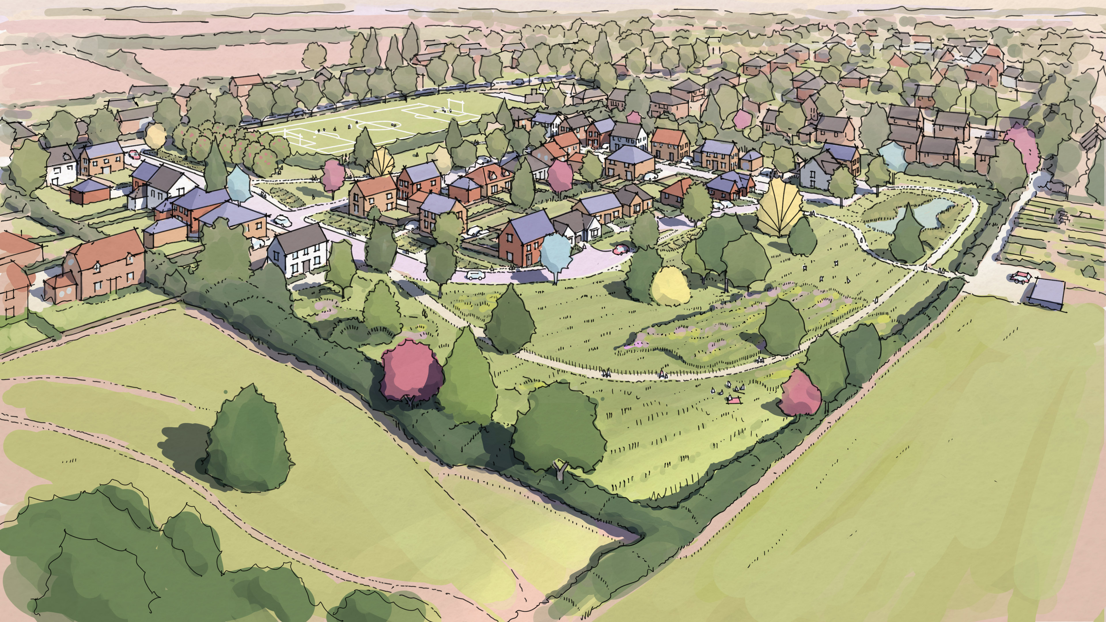 Outline permission received for 40 homes