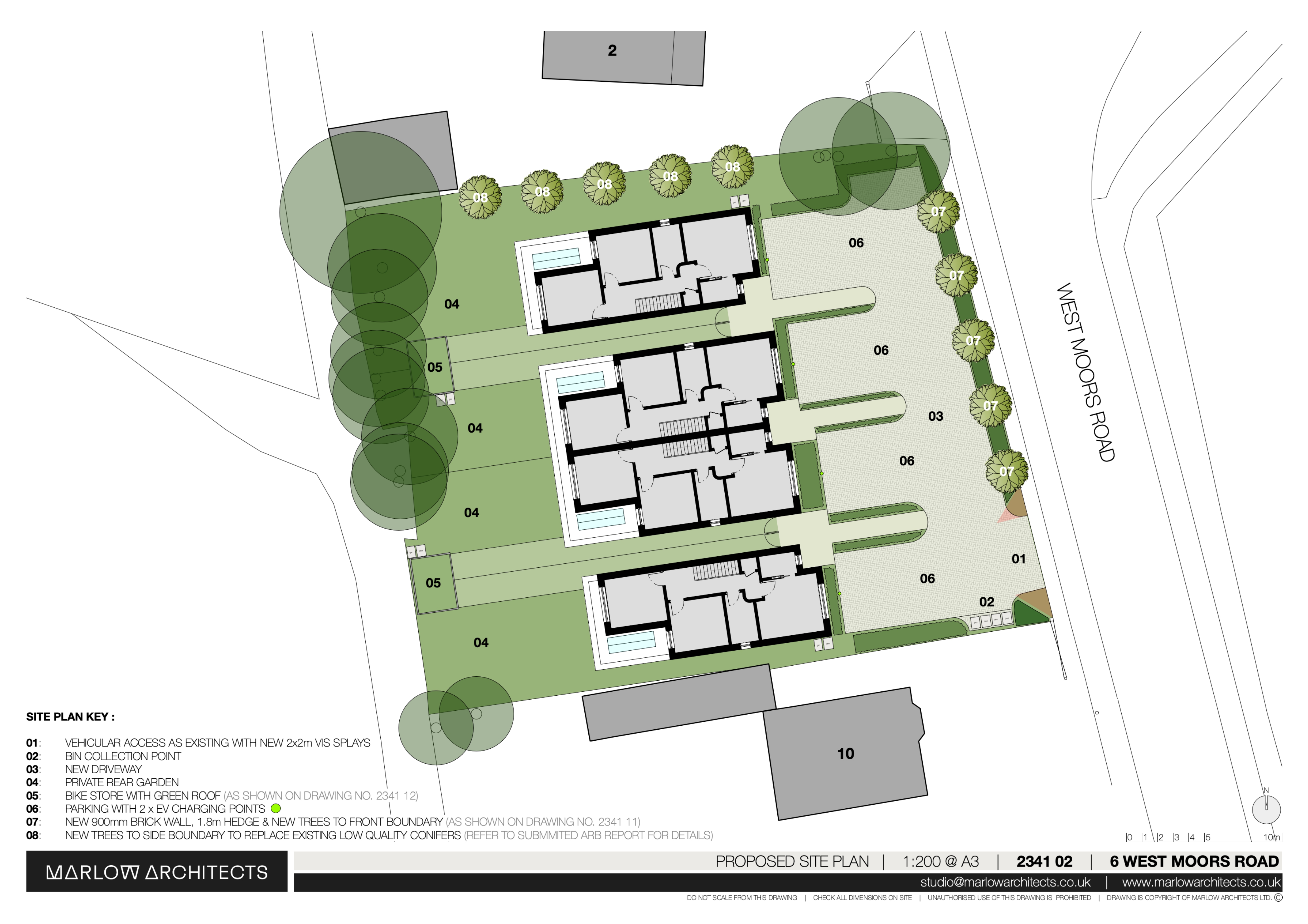 Approval for 4 dwellings in Dorset