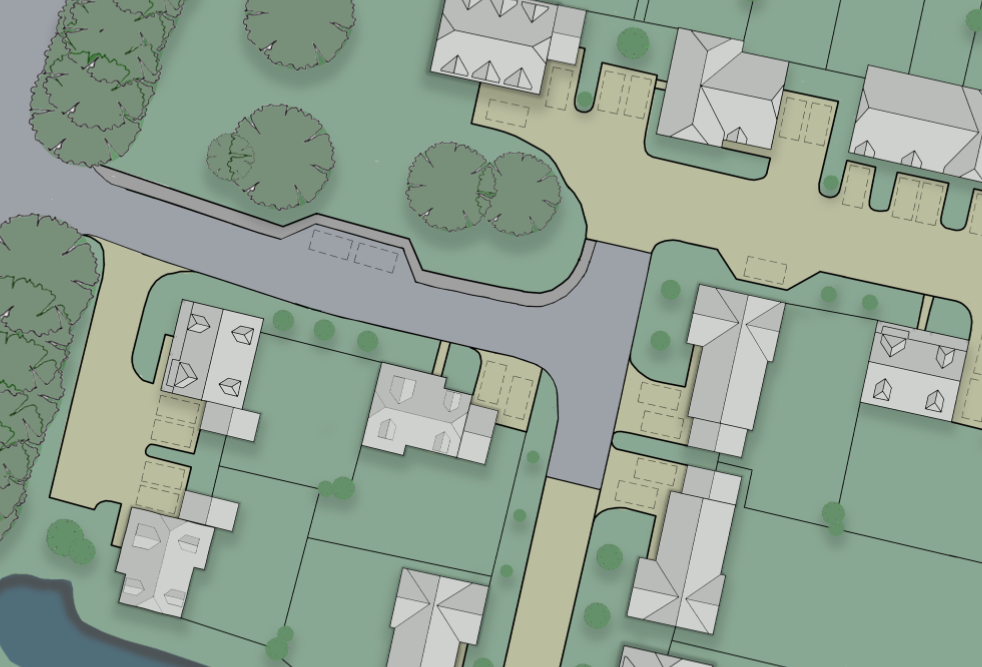 Outline scheme for 15 homes