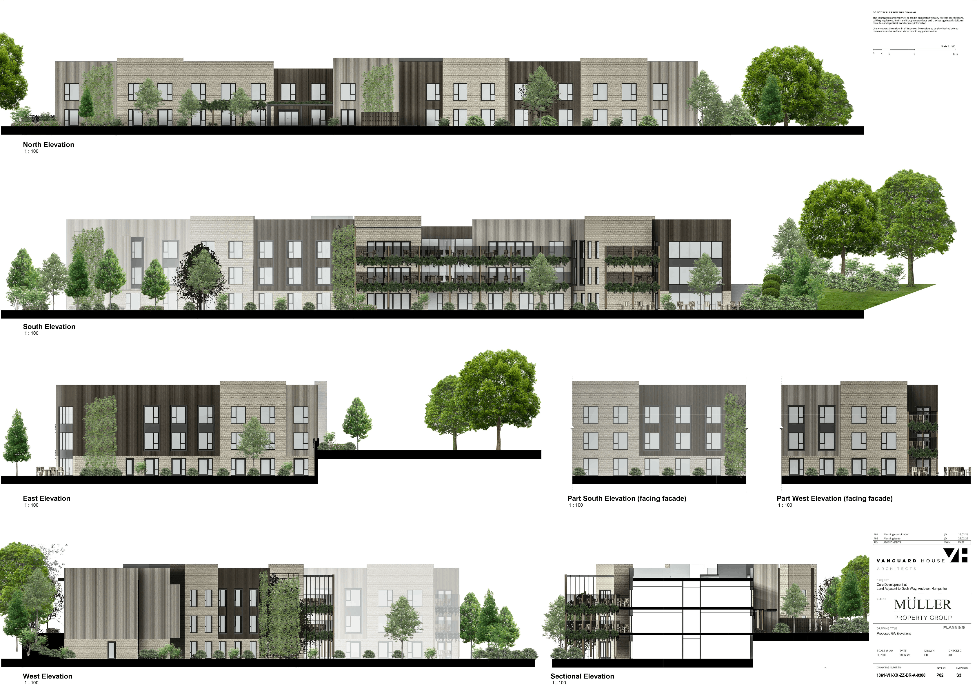 Proposed new care home for Andover